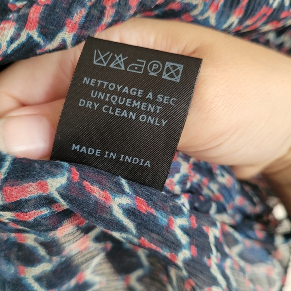 Isabel Marant Geometric Patterned Bohemian Silk Blouse - Picture 5 of 12